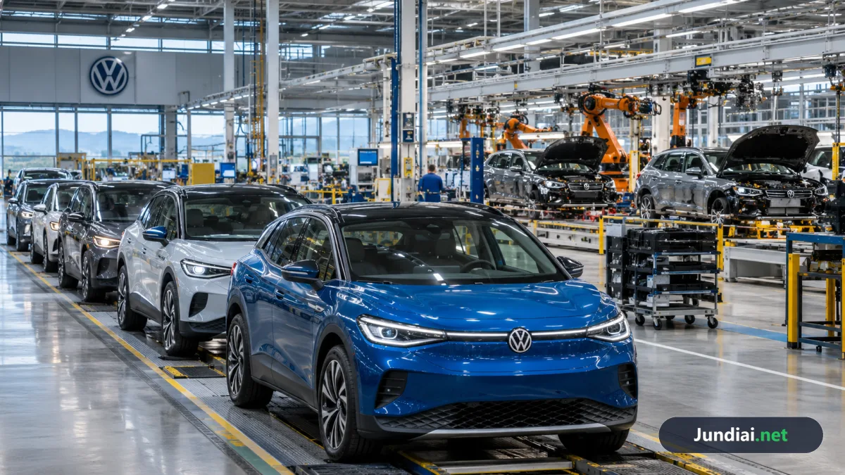 Volkswagen reduz produção de carros a combustão e amplia espaço para elétricos na Alemanha