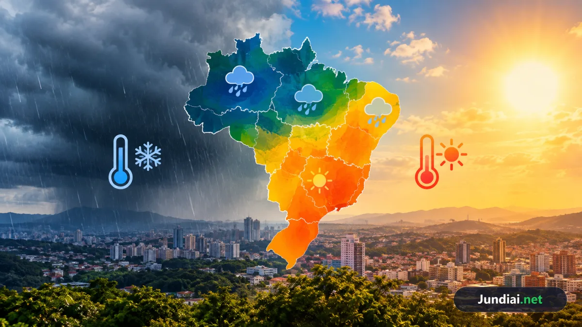 Frente fria perde força e calor ganha espaço no fim de semana