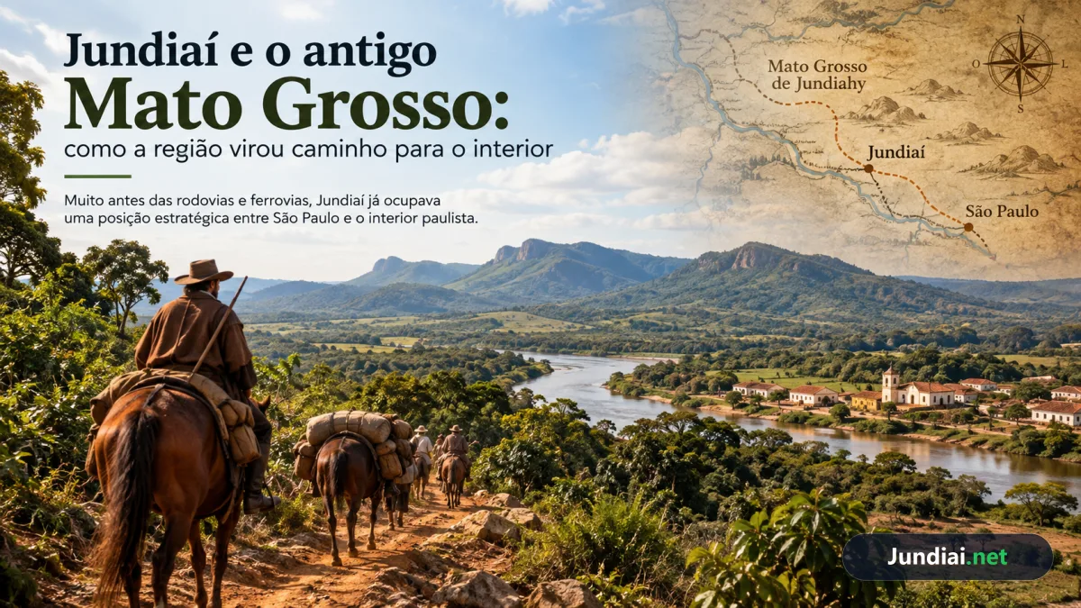 Jundiaí e o antigo Mato Grosso: como a região virou caminho para o interior